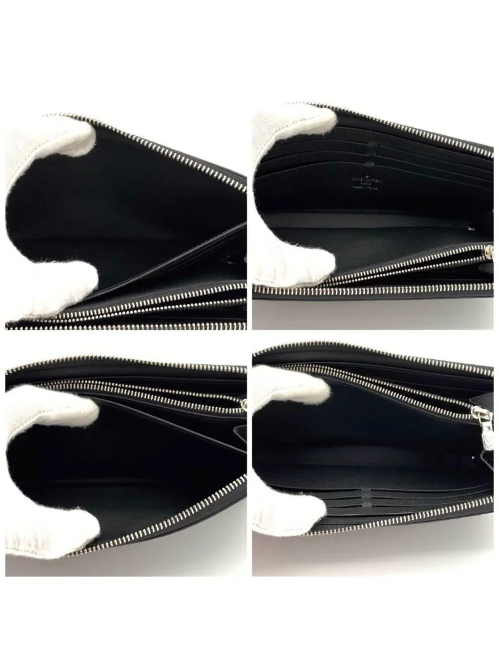 Louis Vuitton Wallet Damier Graphite Zippy Horizontal
